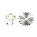 Dsparts 17t Teeth 20mm 428 Chain Front Sprocket Cog Fit 110cc 125cc 140cc Pit Pro Bike Trail Dirt Thumpstar 