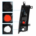 Amerilite For 2003-2019 Chevy Express Gmc Savana Van Crystal Chrome Taillights Assembly W Brake Lamps Replacement Set Passenger