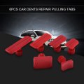 Qiilu Paintless Dent Repair Tool 6pcs Removal Puller Tabs Repairs Tools Set Auto Body Kits