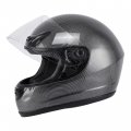 Tcmt Adult Carbon Fiber Full Face Helmet With Flip Up Visor Off Road Street Dirt Bike Atv Motocross Motorcycle Cruiser Scooter