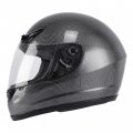 Tcmt Adult Carbon Fiber Full Face Helmet With Flip Up Visor Off Road Street Dirt Bike Atv Motocross Motorcycle Cruiser Scooter 