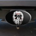 Friday The 13th Jason Mask Oval Tow Trailer Hitch Cover Plug Insert