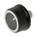 Hvac Heater Control Knob For Gmc Savana 2500 3500 2008 To 2020 Plastic Steel Black Chrome Finish Illuminated Replacement 