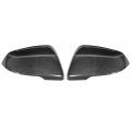 Rearview Mirror Cover 2pcs Door Side Housing Dry Carbon Fiber Trims Left Right Fit For Gr Supra A90 2018a 2020 