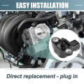Uxcell 2pcs Car Throttle Position Sensor Replacement No 004-153-30-28 004-153-32-28 0041533028 0041533228 For Mercedes-benz