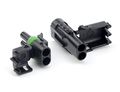 Weather Pack 2 Pin Connectors 5 Sets For 12 To 16 Awg Wire Waterproof Electric Cable Plug Cars Trucks Motorcycles Boats 