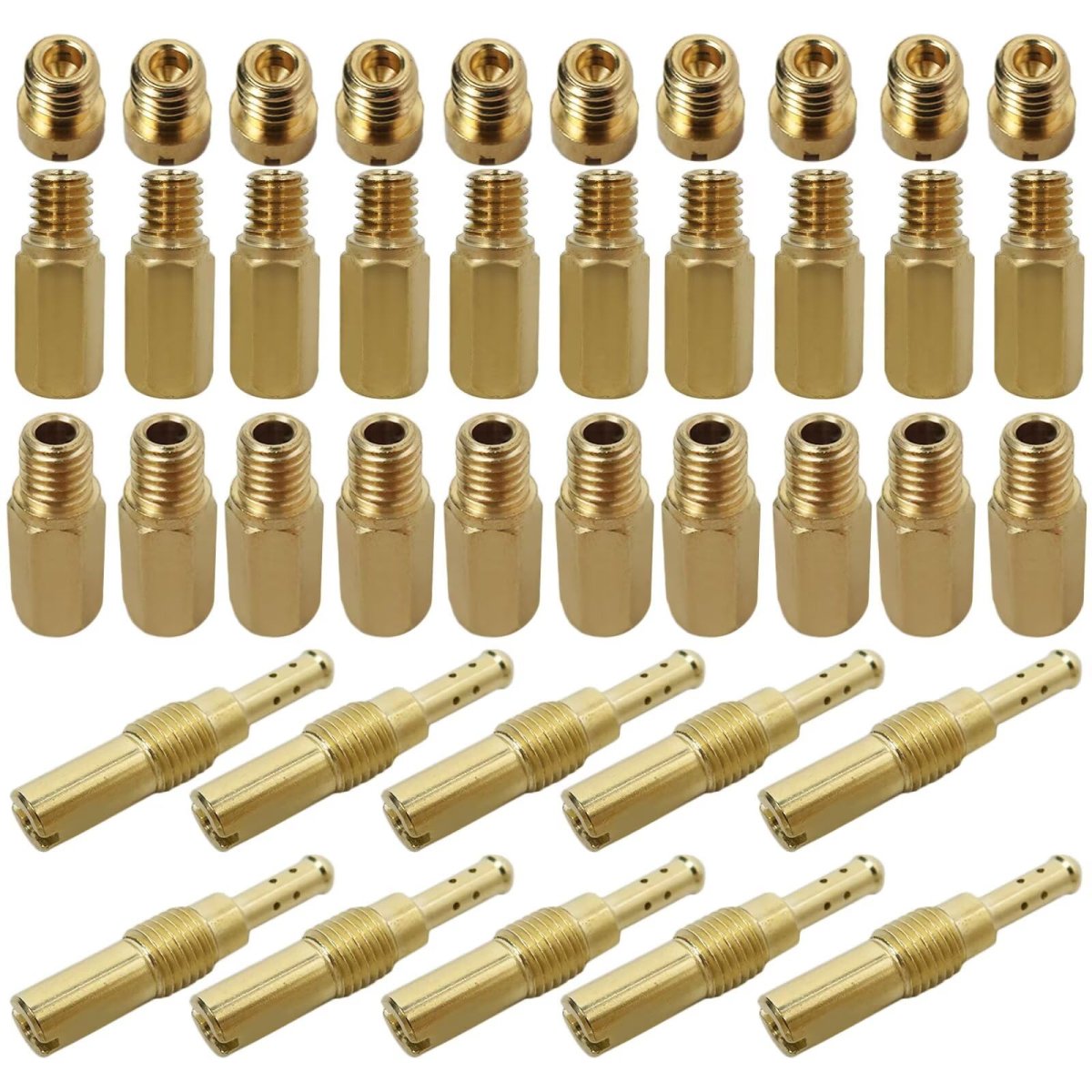 40pcs Carburetor Main Jet Slow Pilot Kit For Pwk Keihin Oko Cvk Crab Replace Scl-2018090002-zh-t-01 02 Scl-2018090001