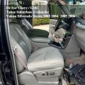 Secosautoparts Passenger Bottom Seat Cover Gray Compatible With Chevy Silverado Sierra Tahoe Suburban Avalanche Yukon Xl 2003