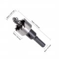 Uxcell 22mm Hss Drill Bit Hole Saw For Stainless Steel Metal Alloy Wood