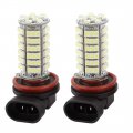 Werfamily 2 Pcs H11 Led Fog Light Bulbs Drl 102 Smd 1210 3528 White