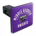 Middle Georgia State University Knights Logo Tow Trailer Hitch Cover Plug Insert 1 4 Inch 25