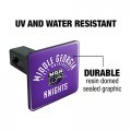 Middle Georgia State University Knights Logo Tow Trailer Hitch Cover Plug Insert 1 4 Inch 25