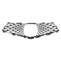 Ac1200130 Factory Style Front Bumper Grill Grille Assembly Compatible With Acura Mdx 2017-2020 Glossy Black