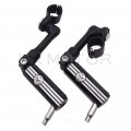 Black Angle Adjustable 1 5 Skull Footpeg For Goldwing Shadow Valkyrie B07hs2ghll 