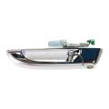 Jeep Commander 2006 07 08 09 2010 Exterior Door Handle Driver Side Front Plastic Chrome With Keyhole 