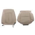Cloth Front Passenger Side Bottom And Top Lean Back Seat Cover Tan Replacement For F150 Xlt 2011-2014 