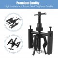 Yosoo Health Gear Pilot Bearing Puller Wheel 3 Jaw Carbon Steel Removal Tool Kit Heavy Duty Automotive Manual Machine Extractor