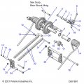 Polaris Snowmobile Rta Shaft Mount Genuine Oem Part Qty 1