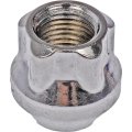 Wheel Lock Set For Gmc Safari 1990 2002 Chrome Alloy Steel Bulge Head External Design 0 91 In Lug Outside Diameter 4 Locks And