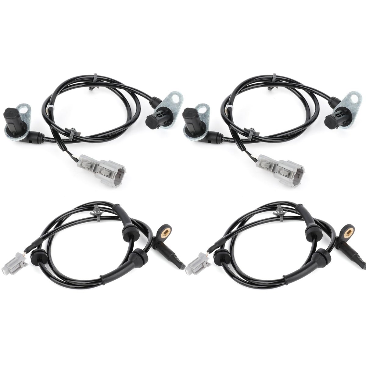 Abs Sensor Left Right Rear Wheel Speed Als789fit For 2003-2008 Infiniti Fx452003-2008 Fx35 Pack Of 4