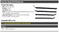 Front Door Window Belt Weatherstrip Compatible With 1987-1996 Ford Bronco
