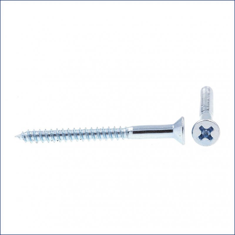 Prime-line Wood Screws Flat Head Phillips Drive 5 X 1-1 2 In Zinc Plated 50 Pack