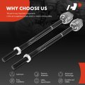 A-premium 2 X Front Inner Tie Rod Ends Compatible With Dodge Caravan Grand 1996-2000 Chrysler Town Country Voyager 2000