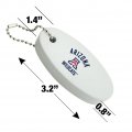 Graphics More University Of Arizona Official Logo Floating Keychain Oval Foam Fishing Boat Buoy Key Float