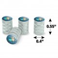 Merdog Mermaid Dog Tire Rim Wheel Aluminum Valve Stem Caps