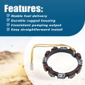 592830 696458 Alternator Charging Coil Stator For John Deere Gt235 L120 Replaces 691064 393295 Lt166