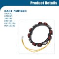 592830 696458 Alternator Charging Coil Stator For John Deere Gt235 L120 Replaces 691064 393295 Lt166
