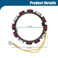 592830 696458 Alternator Charging Coil Stator For John Deere Gt235 L120 Replaces 691064 393295 Lt166
