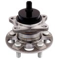 Rear Left Right Wheel Hub Assembly Fit For Toyota Prius 2010-2015 Fwd For Plug-in 2014-2015 Abs With Tegral Sensor Bearing