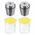 Uxcell Er32 Spring Collet 4mm Chuck For Cnc Engraving Machine Lathe Milling 2pcs