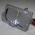 Httmt Mt358-cd-led Chrome Side Mount License Plate Frame Bracket W Led Light Compatible With Kawasaki Ninja Zx Suzuki Gsxr 600