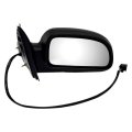 Passenger Side Door Mirror For Gmc Envoy Xl 2002 2003 2004 2005 2006 Black Housing Power Adjustment Heated Convex Glass 