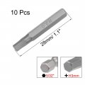 Uxcell Hex Bits 10pcs 5 32 Inch Shank H3 Hexagon Screwdriver Bit Set 28mm Length S2 Screw Driver Kit Tools