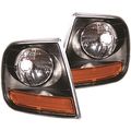 Anzousa 521040 Black Amber Corner Light For Ford Expedition 