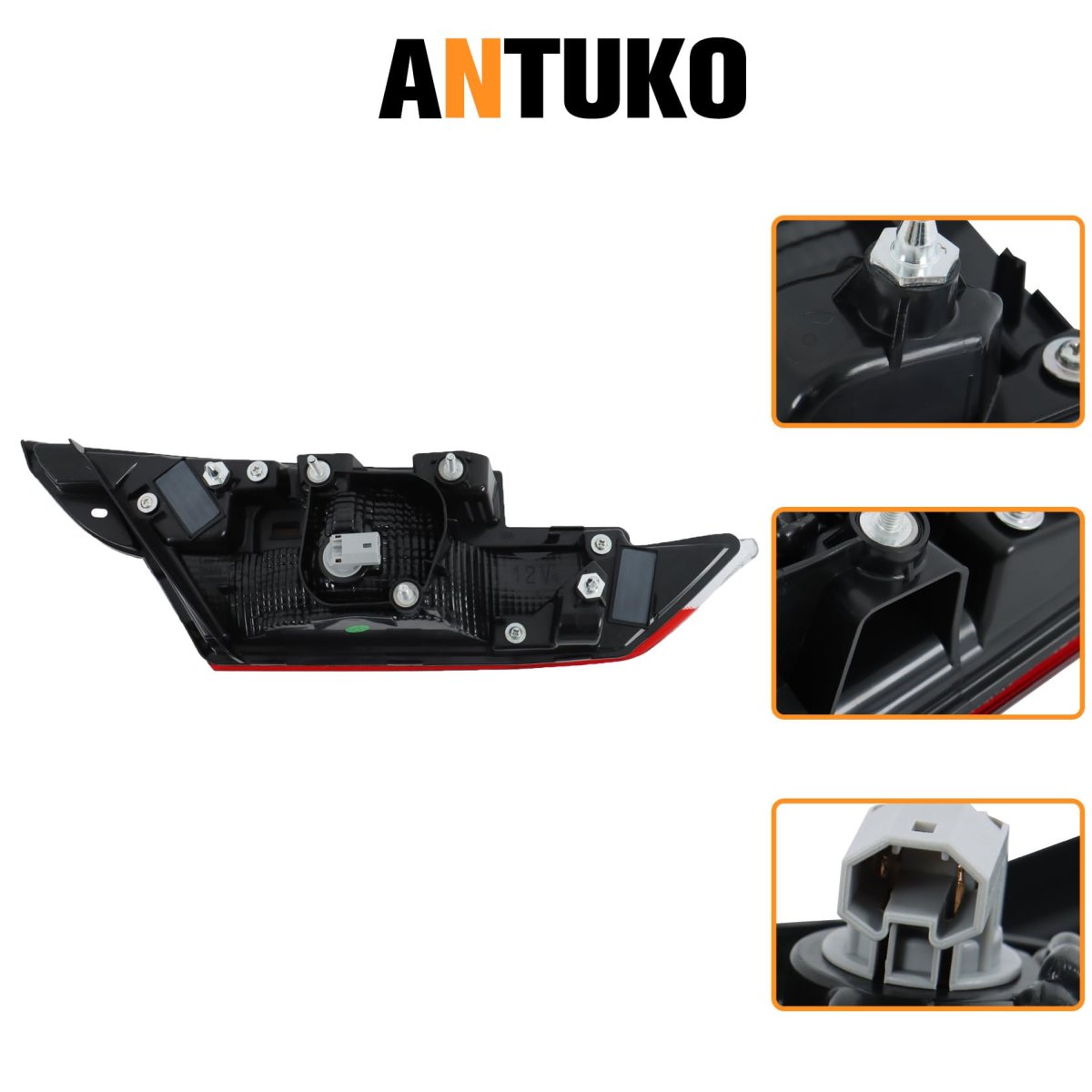 1 Pack Inner Right Side Break Lamp Assembly Replacement For Camry Le Se 2025 Halogen Rh Tail Light