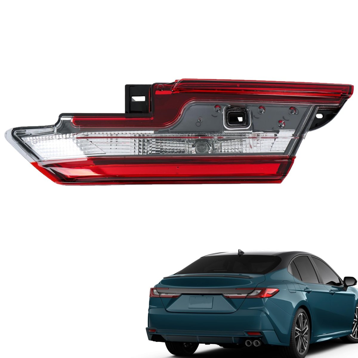 1 Pack Inner Right Side Break Lamp Assembly Replacement For Camry Le Se 2025 Halogen Rh Tail Light