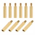 Uxcell M5x30mm 7mm Male-female Brass Hex Pcb Motherboard Spacer Standoff For Fpv Drone Quadcopter Computer Circuit Board 10pcs 