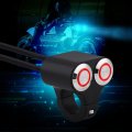 Motorcycle Handlebar Switch Led Indicator Light Aluminum Alloy Material Fits 7 8inch 22mm Red