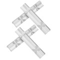 2 Pairs 6 Aluminum Vise Jaws With Magnetic V-type Soft Rubber Pads Covers Durable Multi-purpose Vises Protector Kit For Holding 