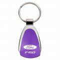Au-tomotive Gold Teardrop Key Chain For Ford F-150 Purple