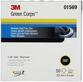 3m 01569 Green Corps Stikit 8 80d Grit Dust-free Production Disc 