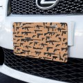 Tons Of Guns Pattern Novelty Metal Vanity Tag License Plate