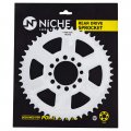 Niche 520 Pitch 47 Tooth Rear Drive Sprocket For 1980-1992 Yamaha Xt250 Tt250 30x-25447-51-00