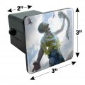 Zombie Undead Scraps Leftovers Dessert Tow Trailer Hitch Cover Plug Insert