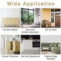 Uxcell Wood Grain Tape 4 72 X16 Ft Wall Paper Border Sticker Self-adhesive Repair Patch With Scraper For Corner Table Door Sofa