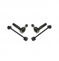 Partsw 4 Pc Front Steering Suspension Kit Outer Tie Rod Ends Sway Bar End Links Fits Jeep Commander 2006-2010 All Models Grand 